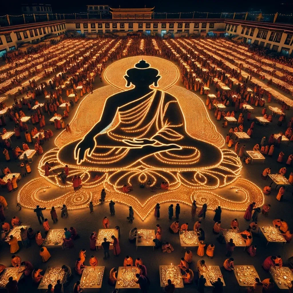 Tsongkhapa Butter Lamp Festival Commemorating the Profound Influence of Tsongkhapa and the Gelug School