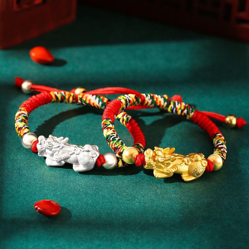 Feng Shui Red String Pixiu Bracelet meaning and benefits