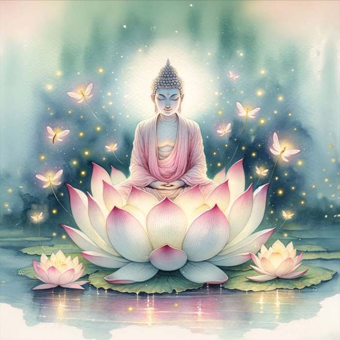 What Does the Lotus Blossom Symbolize in Tibetan Buddhism?