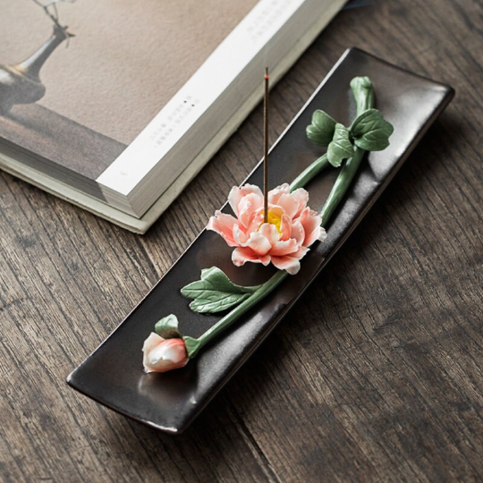 Handmade Daisy Rose Incense Stick Holder