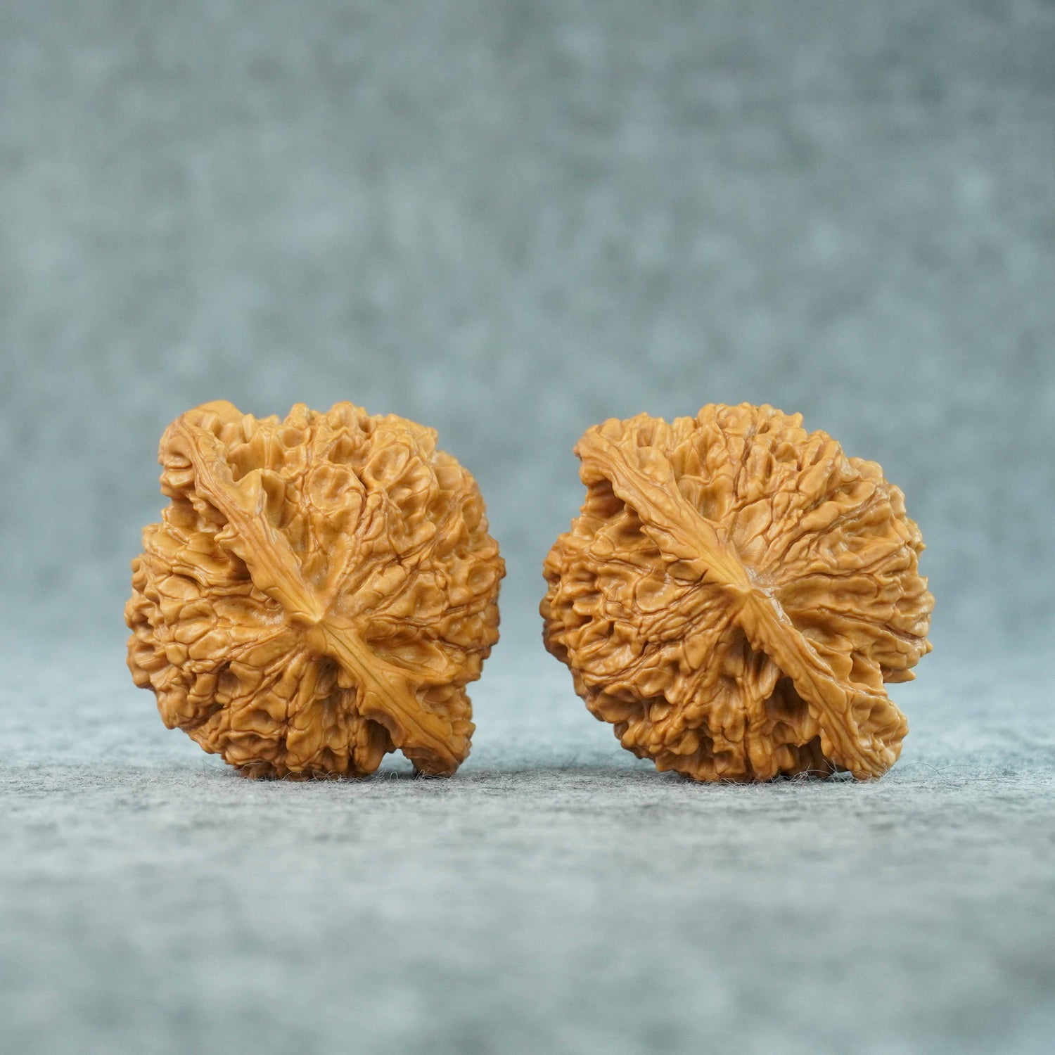57mm  low-profile Official Hat Walnut Pair | One-of-a-Kind Listing | 071403
