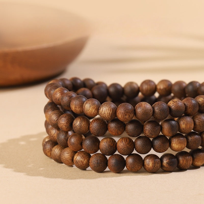 Premium Hainan Agarwood Multi-Wrap Bracelet
