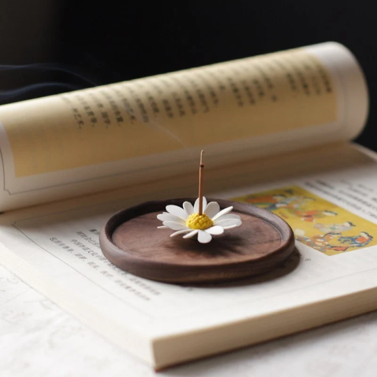 Flower Ceramic Incense Stick Holder