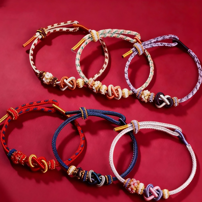 Lucky Red String Bracelet for the Zodiac Year – Wealth, Fortune & Blessing Charm
