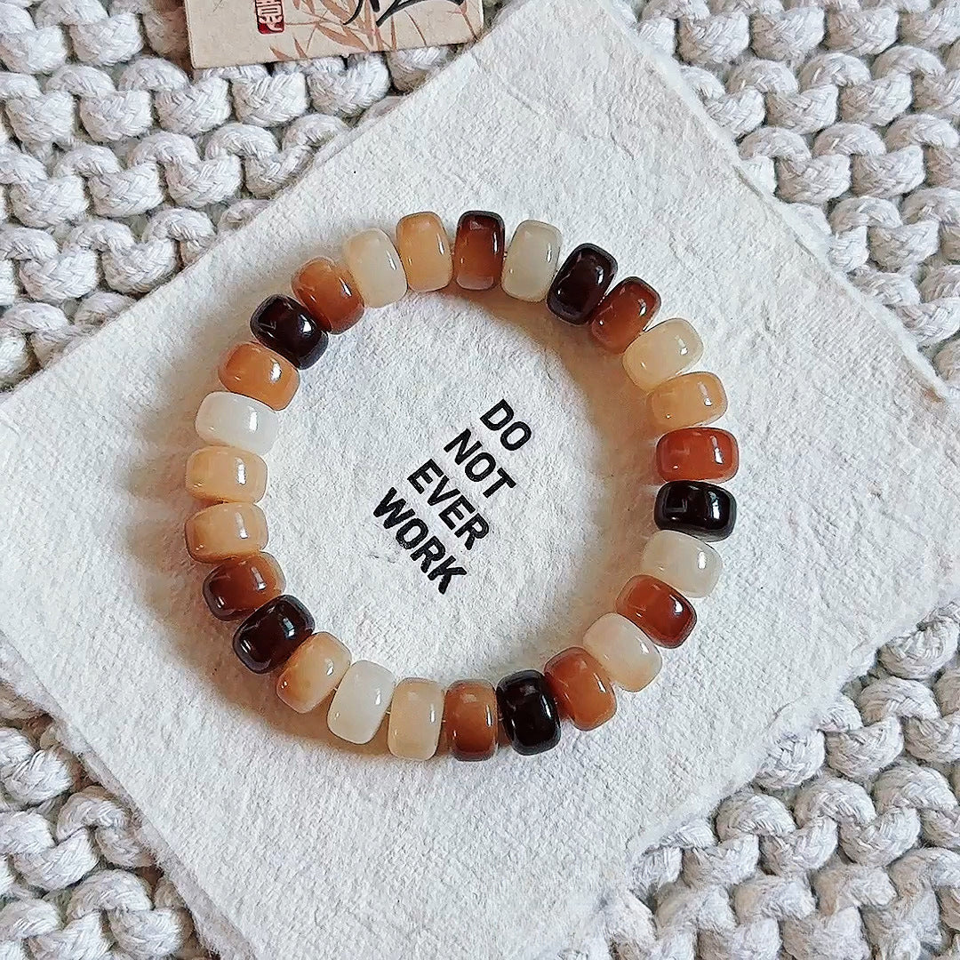 11mm Thin Slice Multi-Treasure Bodhi Bead Bracelet (Available in Multiple Colors)