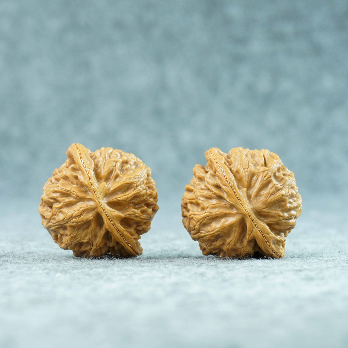 44mm Palace Lantern Lion Head Walnut Pair | One-of-a-Kind Listing | 090801
