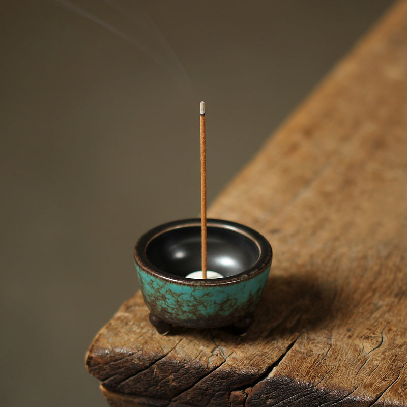 Antique Ceramic Incense Holder for Sticks