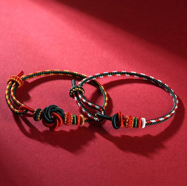 Couple Handmade Braided Bracelet Christmas Perfect Gift for Him and Her