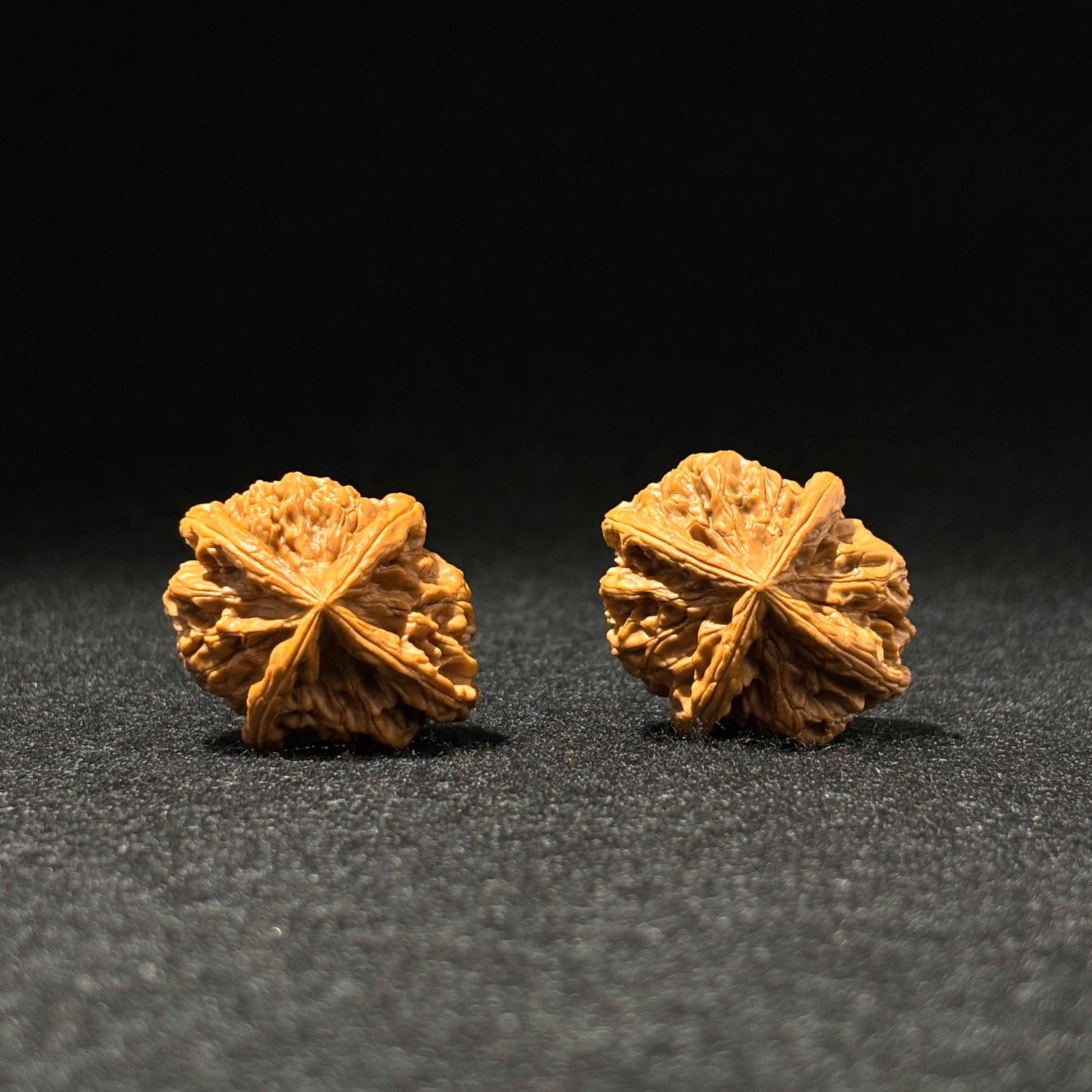 44mm Jade Seal Four-Ridge Walnut | One-of-a-Kind Listing