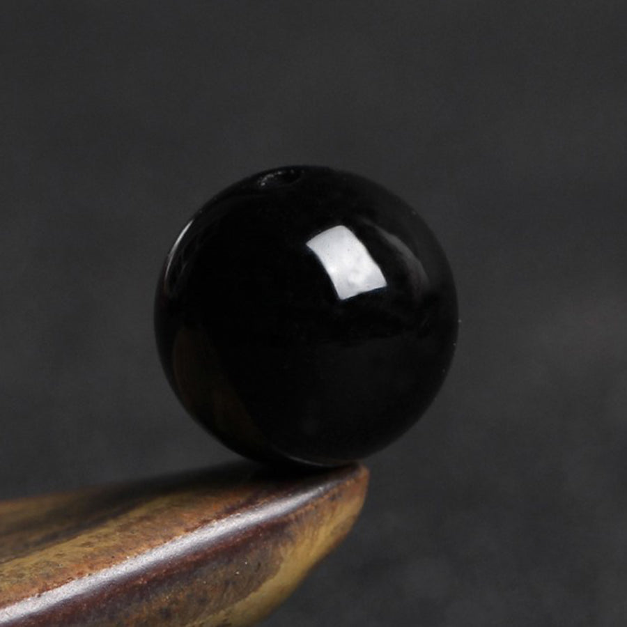 7A Black Obsidian Bead DIY Crystal Accessories