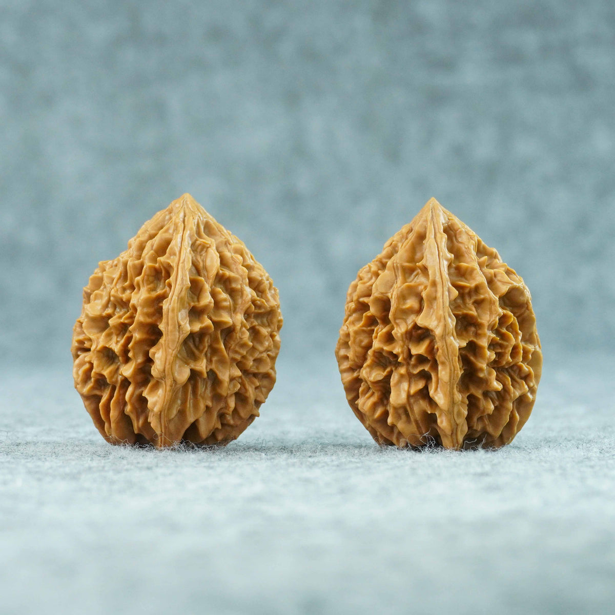 37 mm Zhaocai Rat Walnuss-Paar | Neunstöckige Pagode | Einzigartiges Sammlerstück | 090809