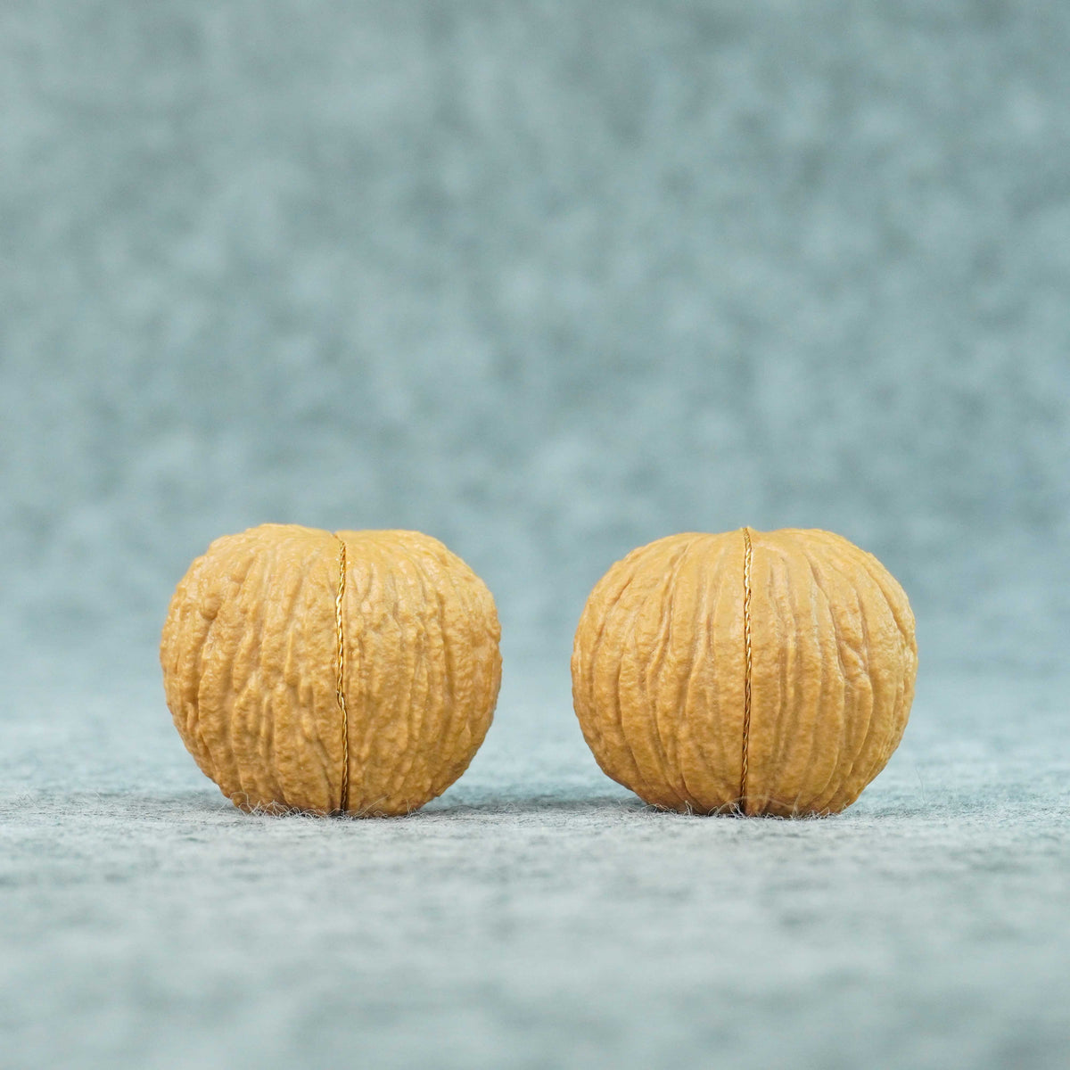 Par de Nueces Cabeza de Mono Yuanbao de 32 mm | Anuncio único | 070902
