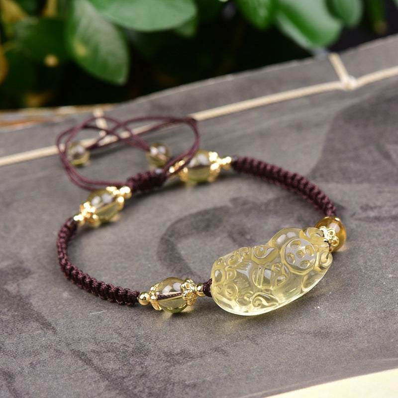 Citrine Wealth Pi Xiu Bracelet – A Symbol of Prosperity and Good Fortune