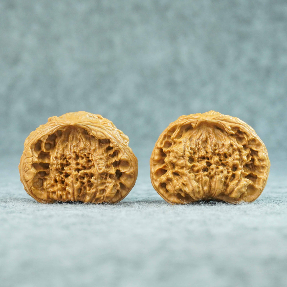 49,5 mm Guanmao Schlangenkopf-Walnuss-Paar | Einzigartiges zusammenpassendes Paar | 091403