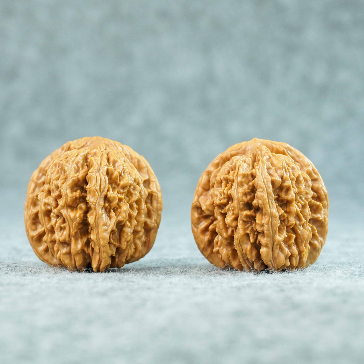 42mm Four-Tower Lion Head Walnut Pair | One-of-a-Kind Listing | 092403