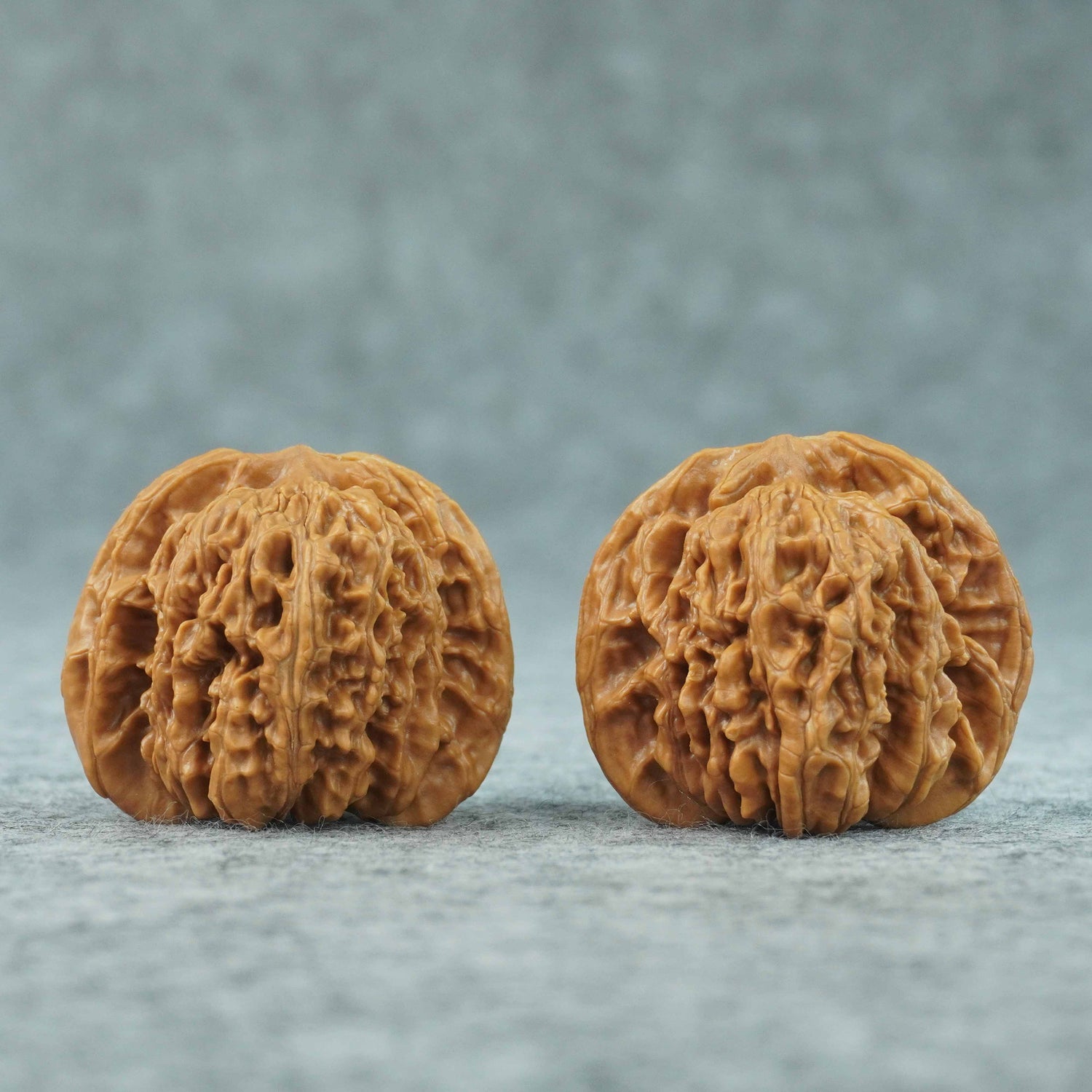 46mm “Graduate Grade” Tower King Four-Tower Wenwan Walnut Pair | One-of-a-Kind Listing | 070402