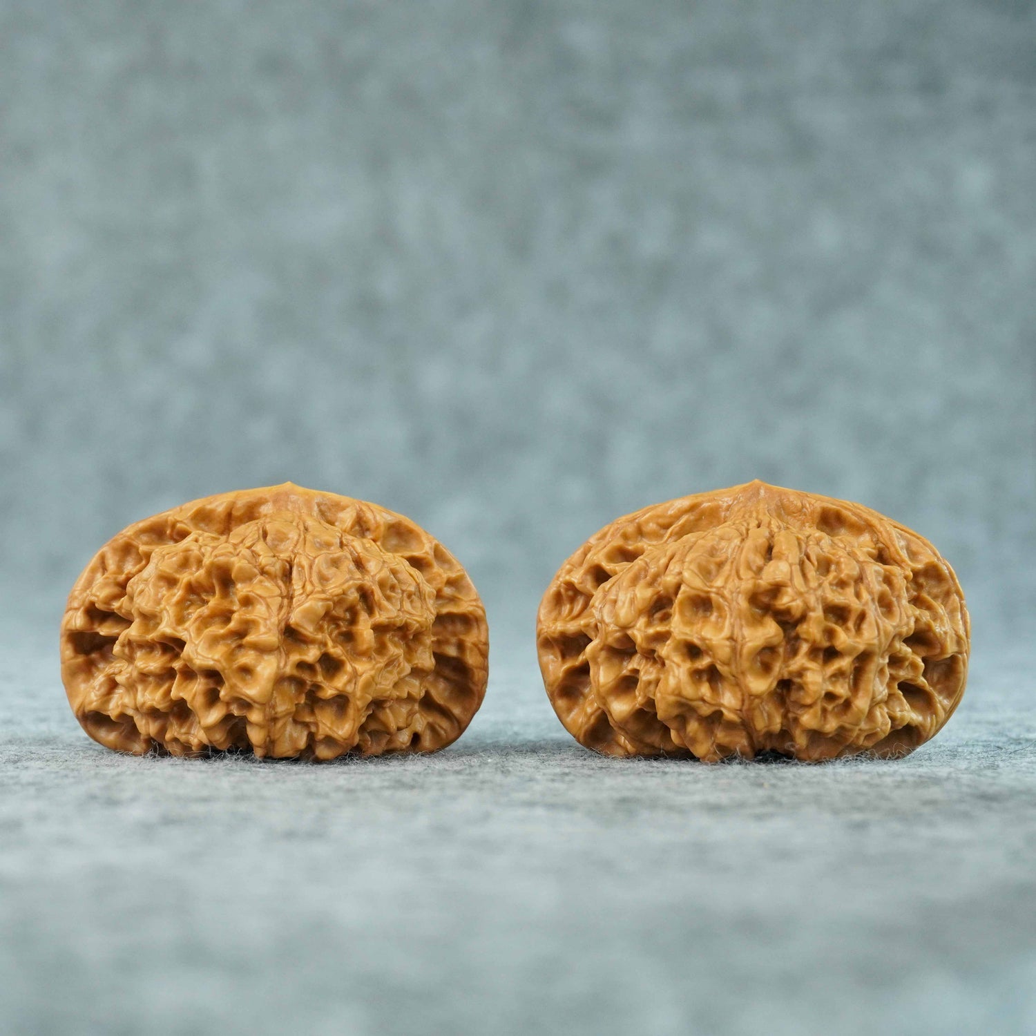 57mm  low-profile Official Hat Walnut Pair | One-of-a-Kind Listing | 071403
