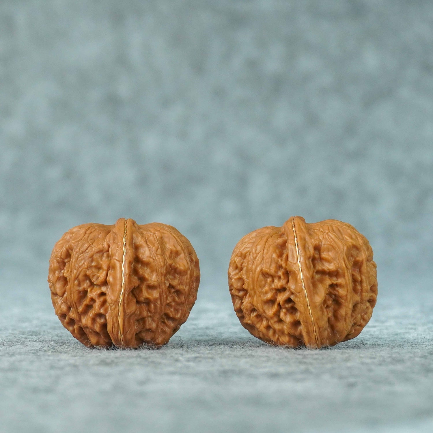 35.5mm Yuanbao Lion Head Walnut Pair | One-of-a-Kind Listing | 071409