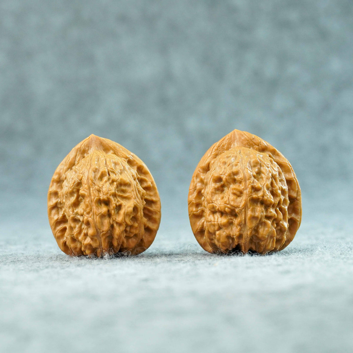 36.5mm Red Dragon Chicken Heart Walnut Pair | One-of-a-Kind Matched Pair | 092001
