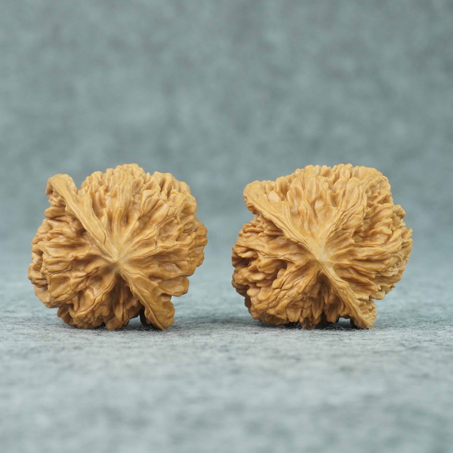 50mm Emperor Lion Head Walnut Pair | One-of-a-Kind Listing |070804