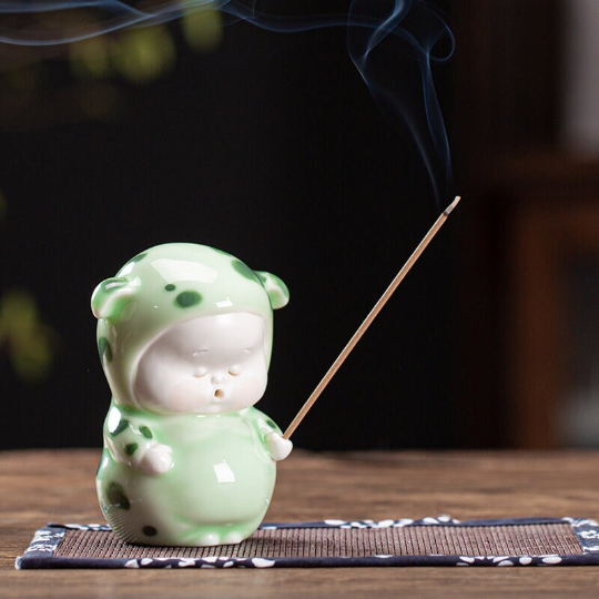 Cute Figurine Incense Stick Holder