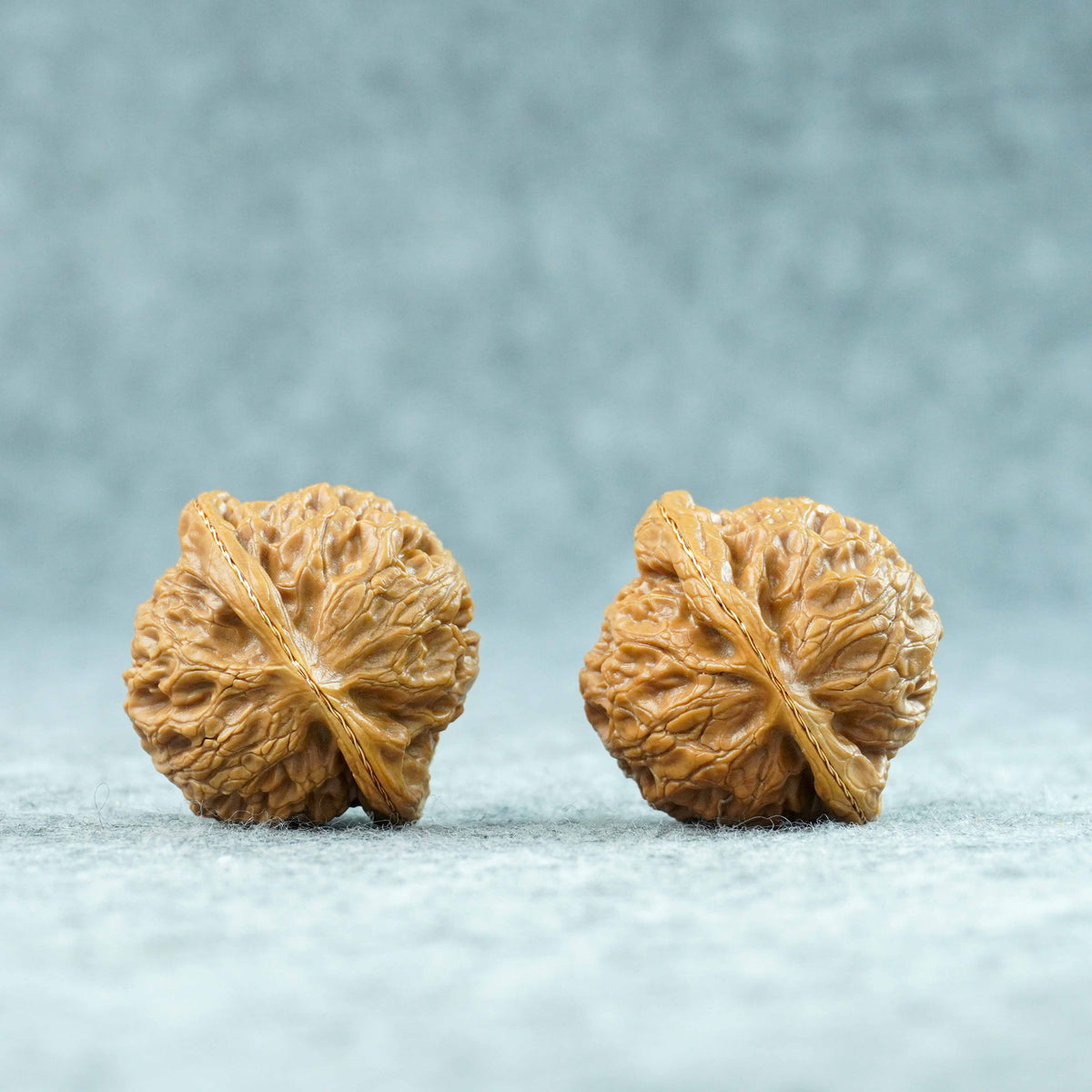 40mm Palace Lantern Lion Head Walnut Pair | One-of-a-Kind Listing | 090802