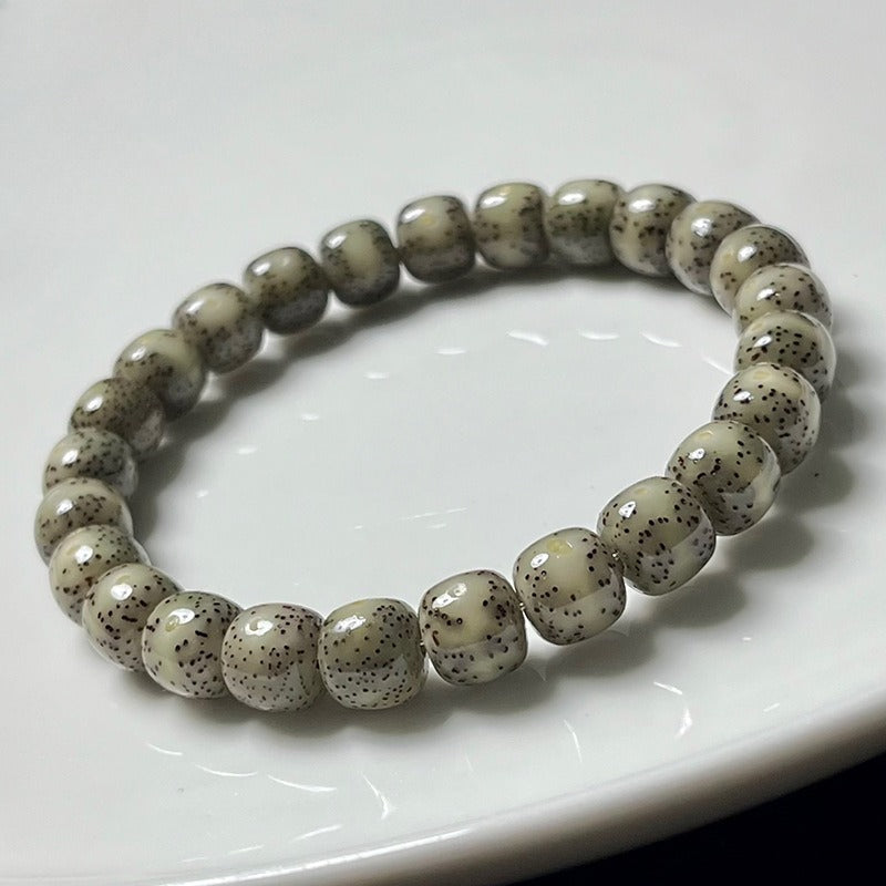 High-Polish Green Skin Star Moon Bodhi Bracelet