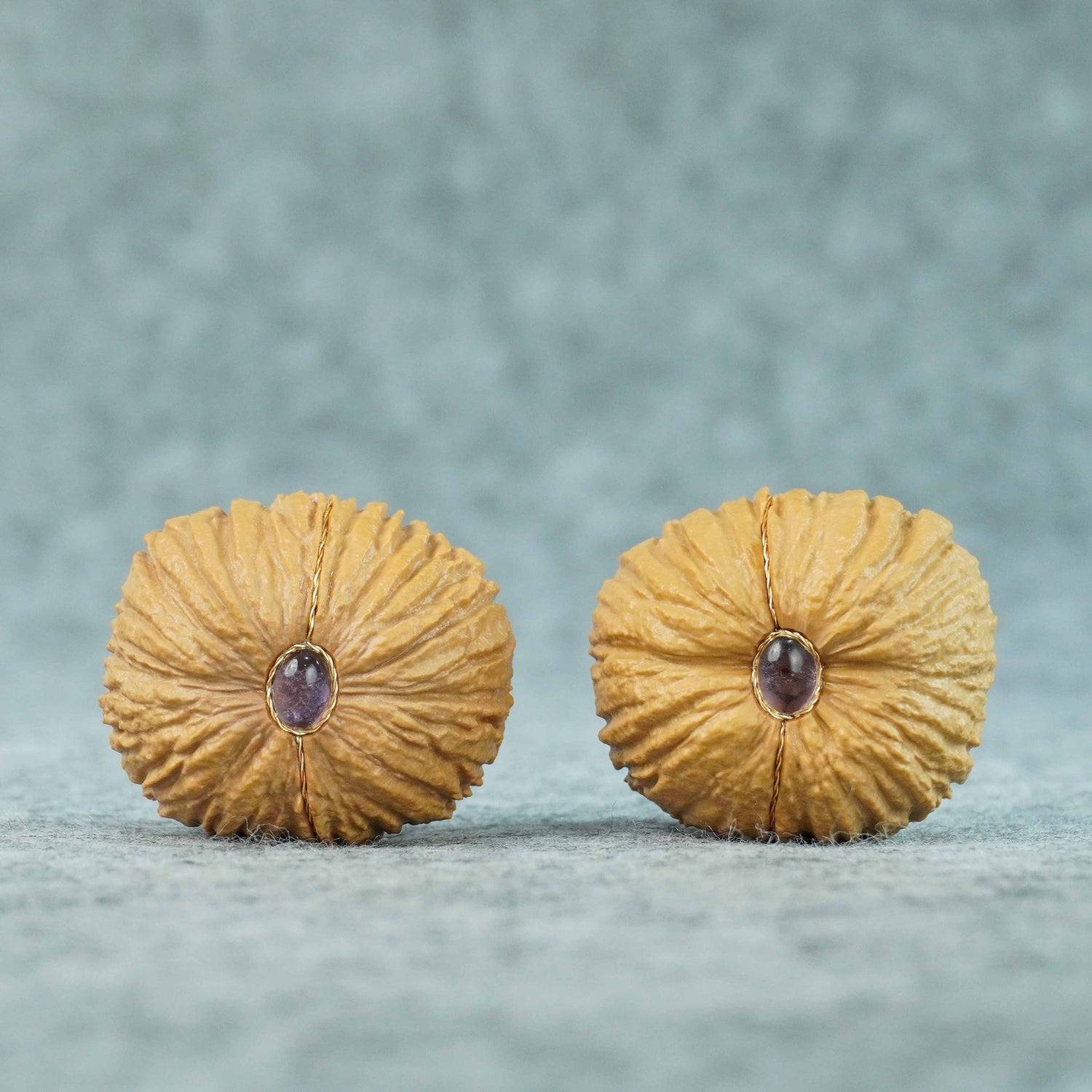 36mm Yuanbao Monkey Head Walnut Pair | One-of-a-Kind Listing | 070904