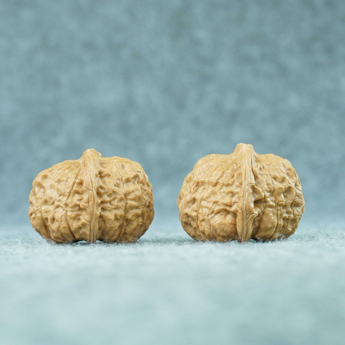 42mm Pumpkin-Form Lion Head Walnut Pair (Nangua Dun) | One-of-a-Kind Matched Pair |101409