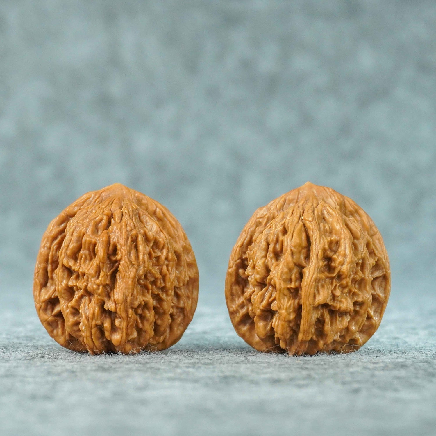38.5mm Wheat-Ear Tiger Head Walnut Pair | One-of-a-Kind Listing | 071408