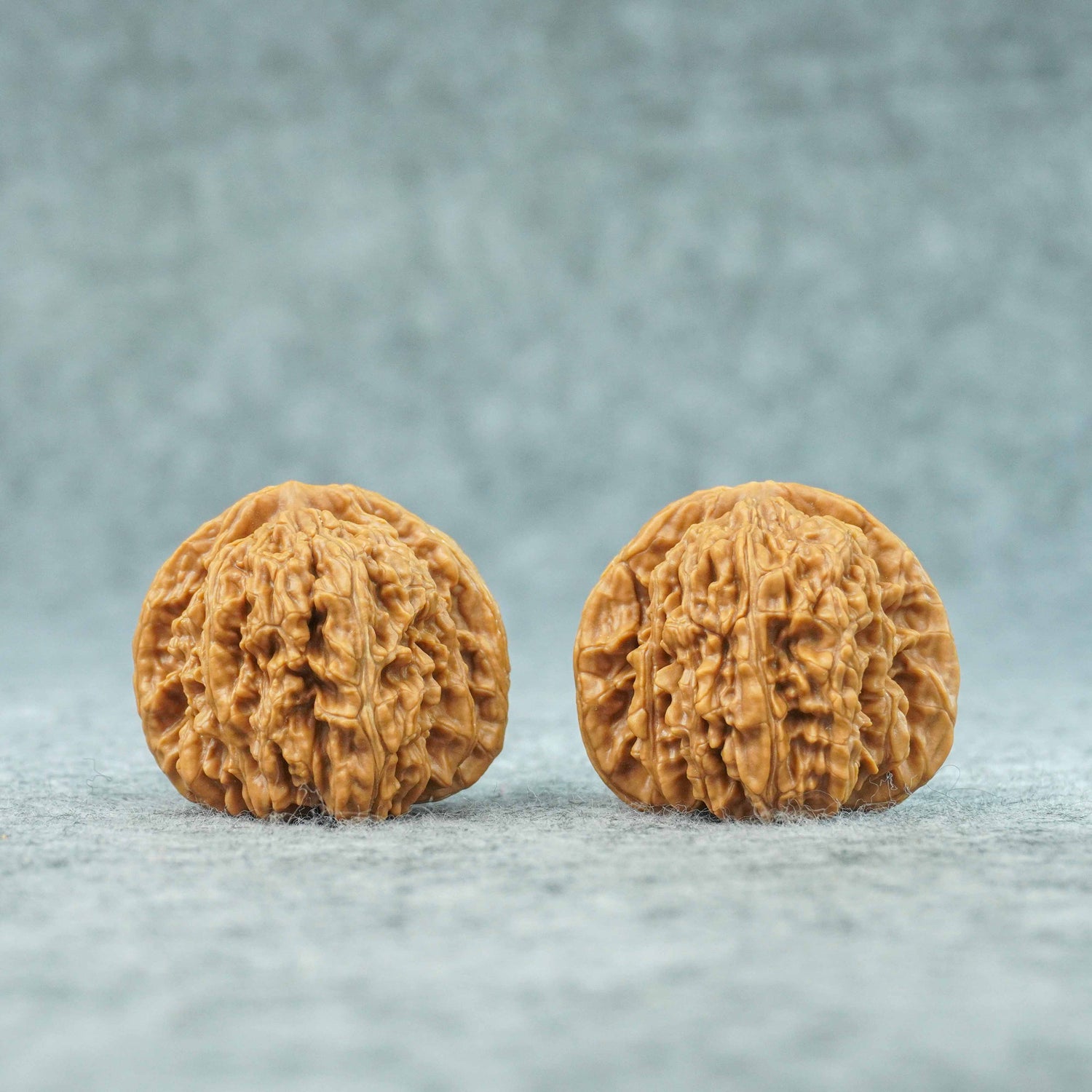 43mm Four-Tower Lion Head Walnut Pair | One-of-a-Kind Listing | 072408