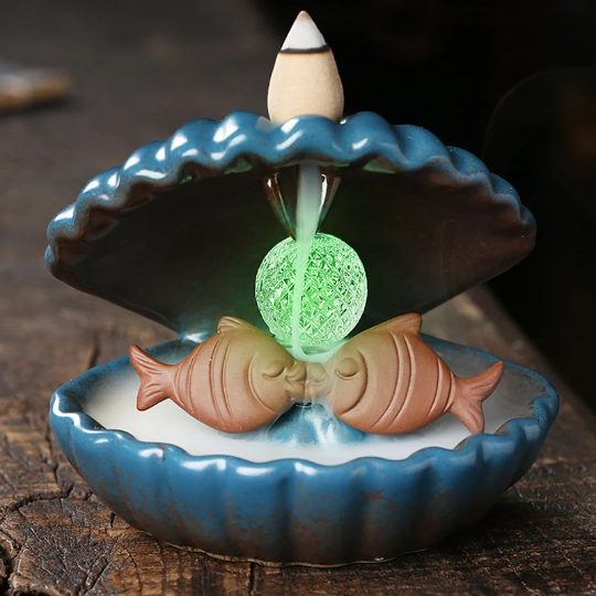 Mermaid Backflow Incense Burner