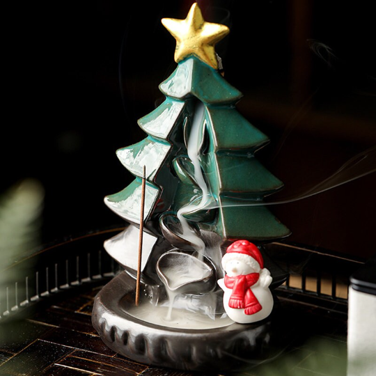 Christmas Tree Backflow Incense Burner