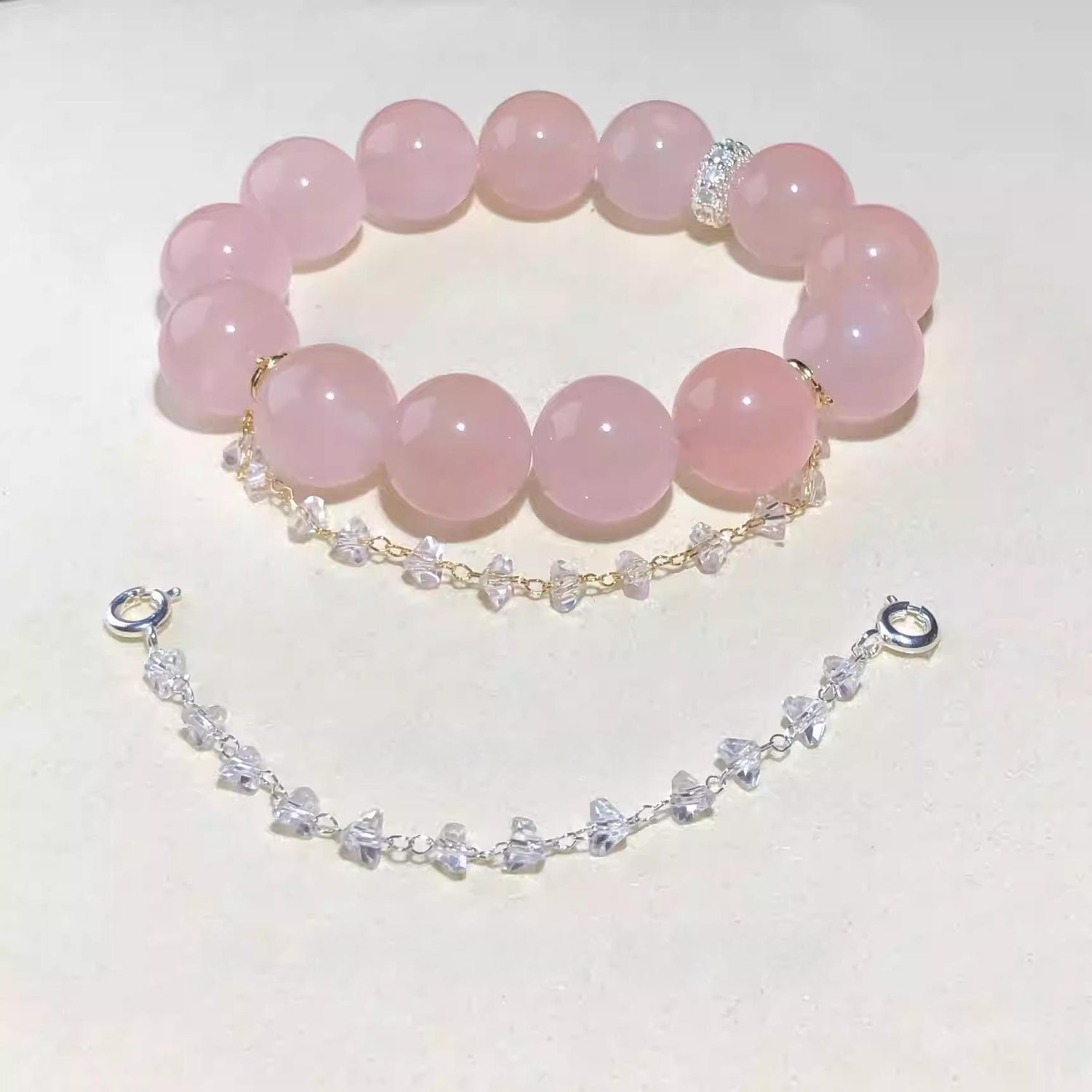 Alloy Open Link Extension Chain for DIY Crystal Jewelry Making