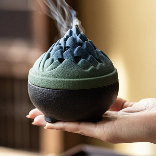 Ceramic Alpine Incense Burner