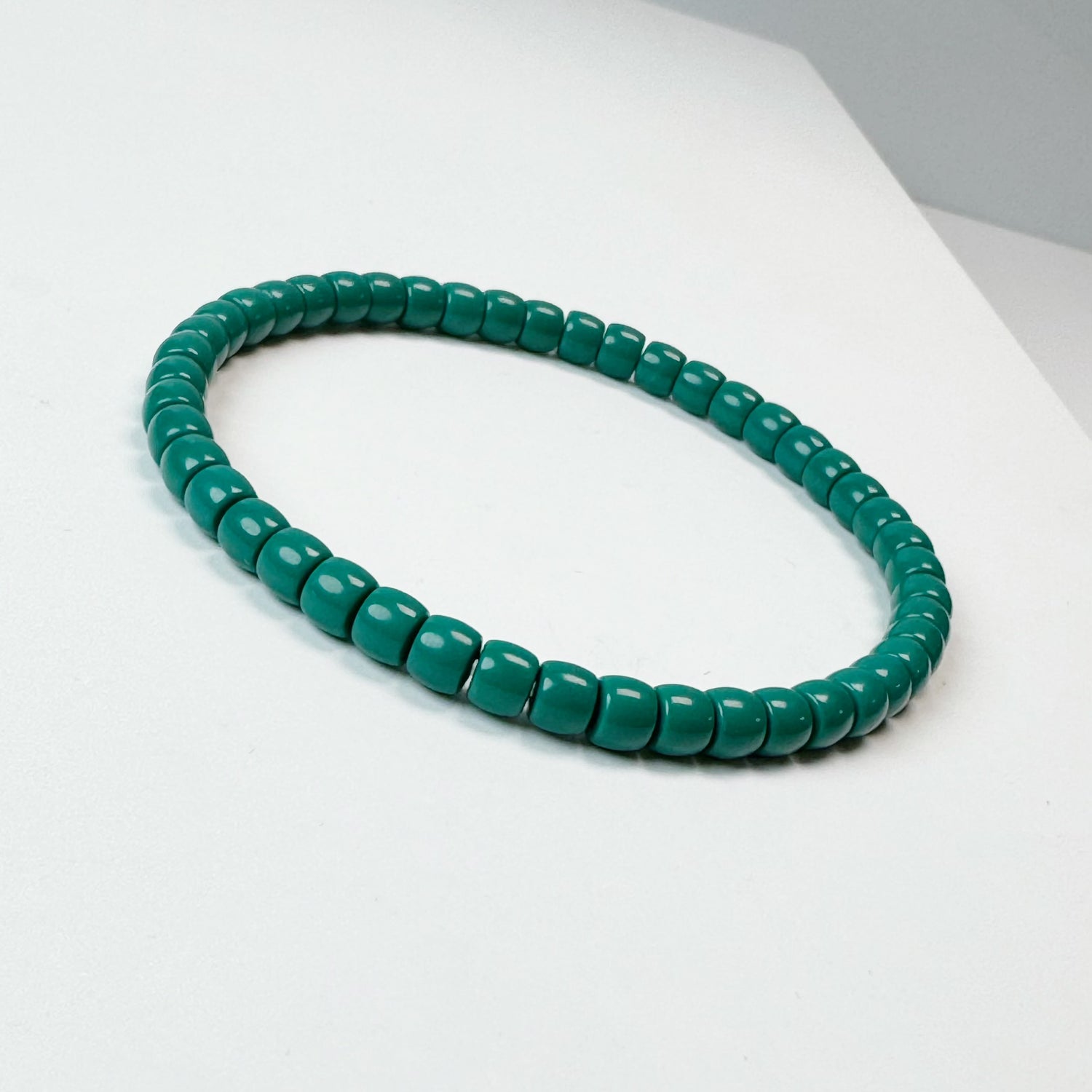 Handcrafted Turquoise Bead Bracelet 5*4mm