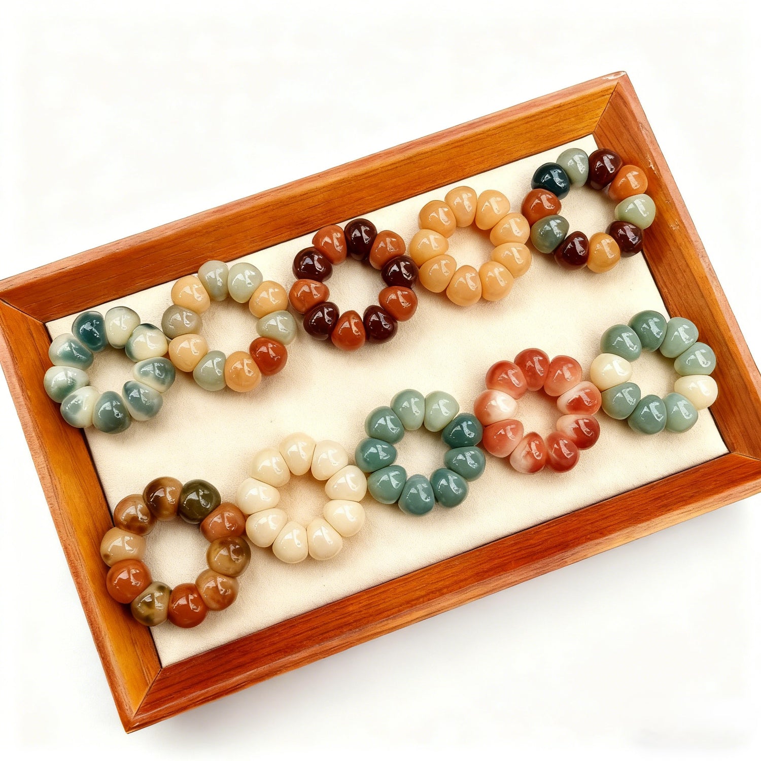 Adorable Mini Garlic-Clove & Mangosteen Handheld Charms