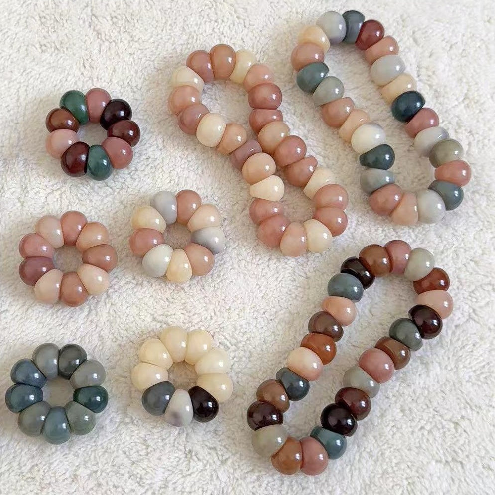 Pulsera de gotas rosas