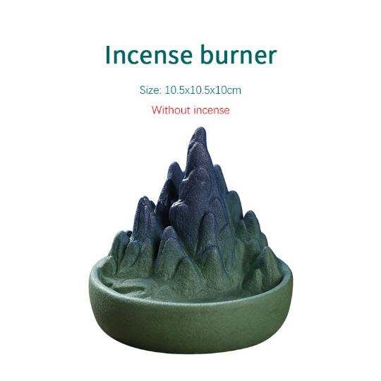 Creative Mountain River Ceramic Healing Incense Burner