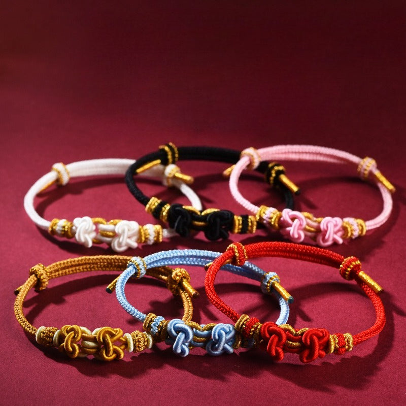 Year of the Fire Horse 2026 Red String Bracelet – Zodiac Birth Year Lucky Charm