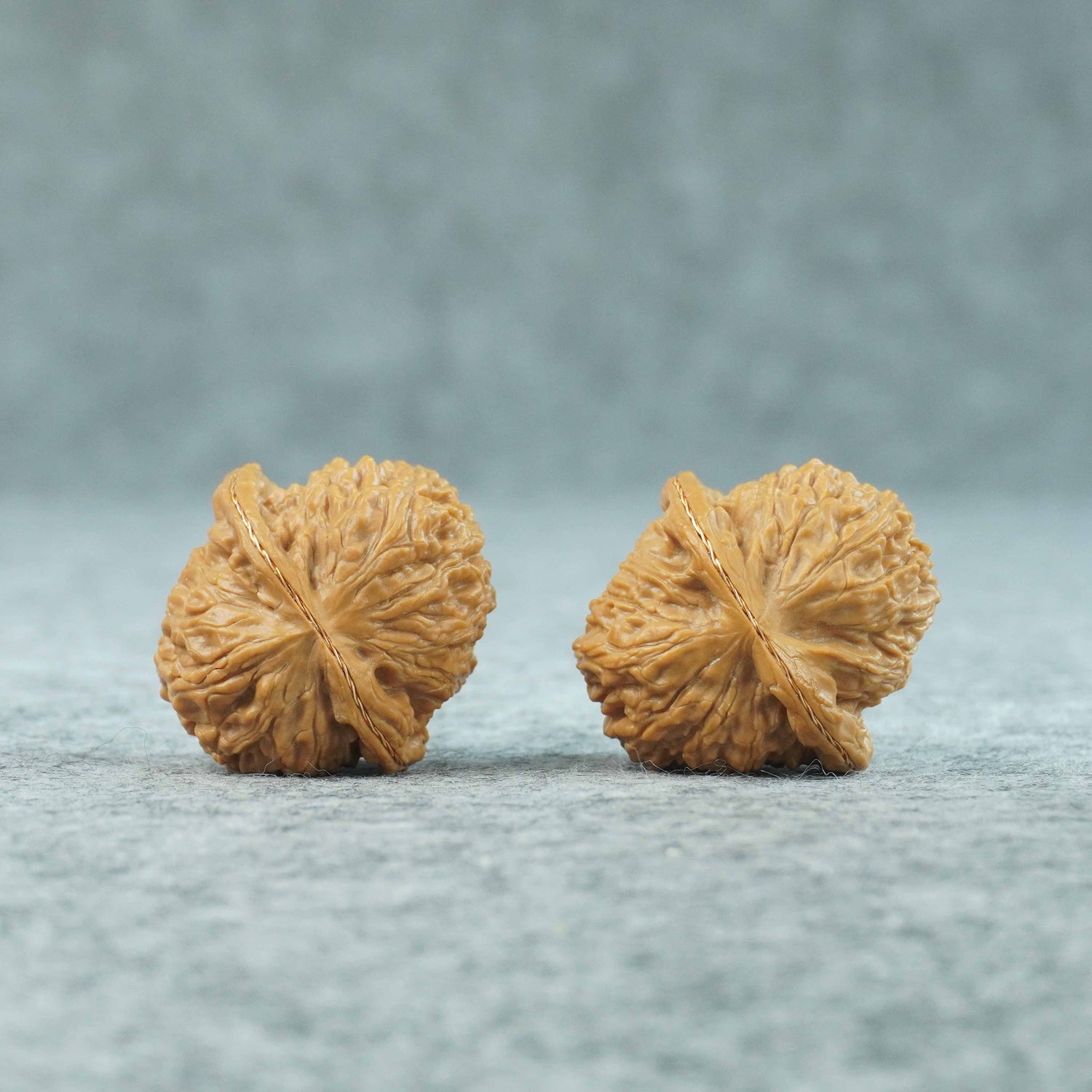 33.5mm White Lion Head Walnuts | One-of-a-Kind Pair | 070108