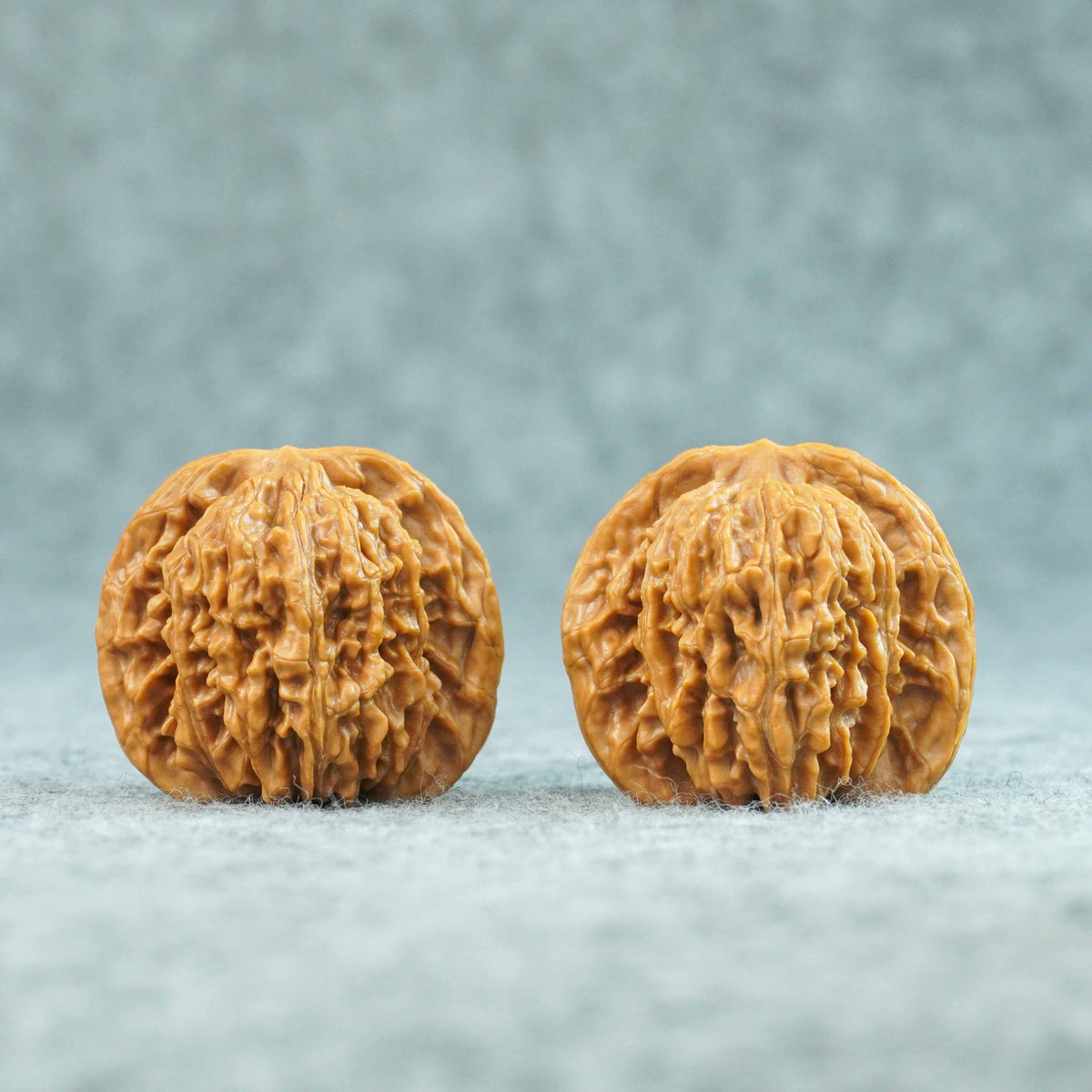 42mm Four-Tower Lion Head Walnut Pair | One-of-a-Kind Listing | 092406
