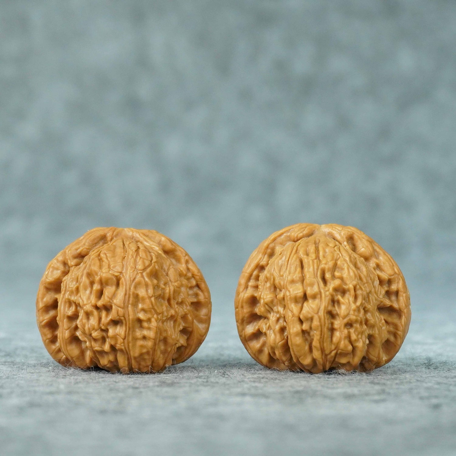 38mm White Lion Head Walnut Pair | One-of-a-Kind Listing | 071405