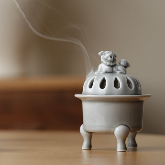 Hollowed Ceramic Incense Burnerr