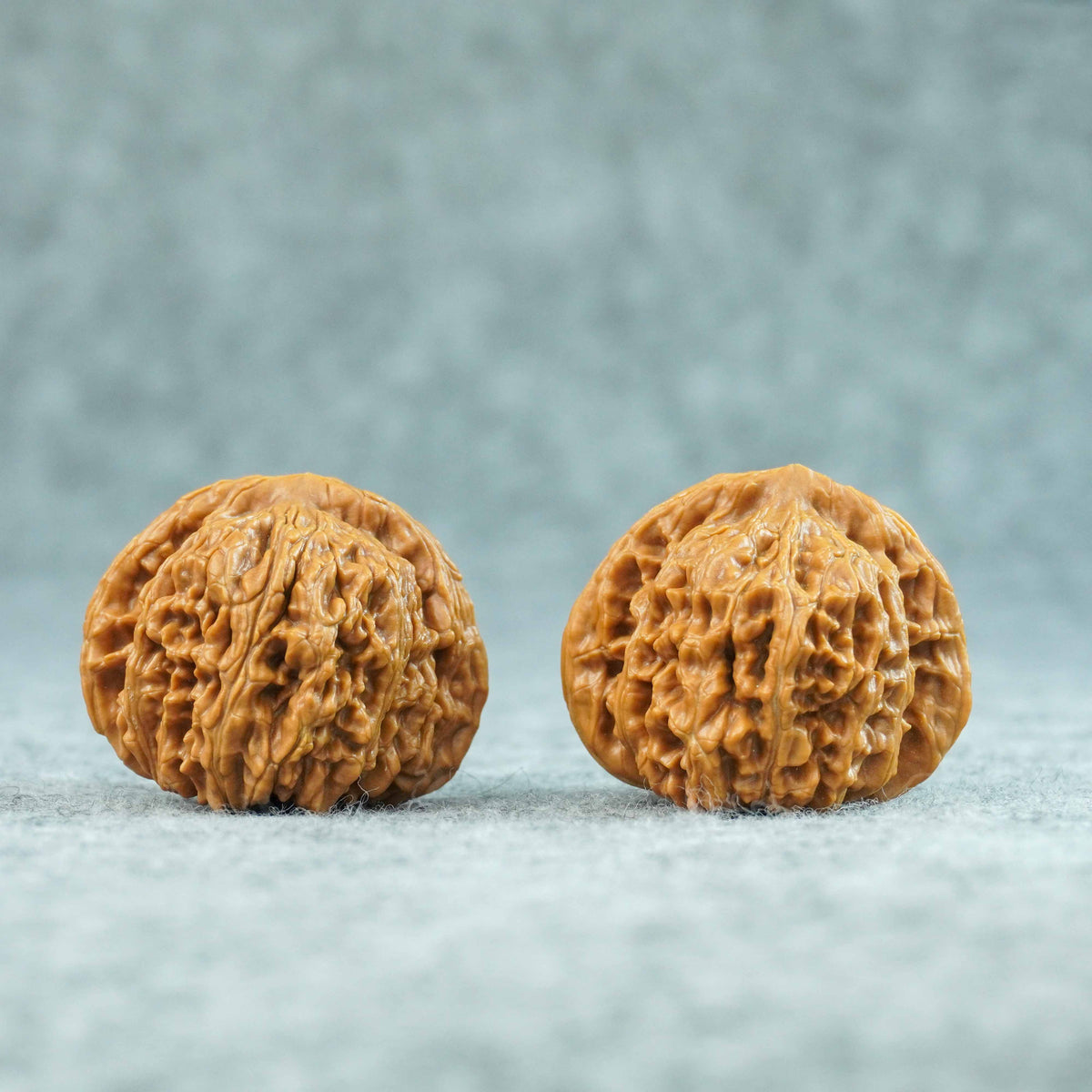 42.5mm Four-Tower Lion Head Walnut Pair | One-of-a-Kind Listing | 092404