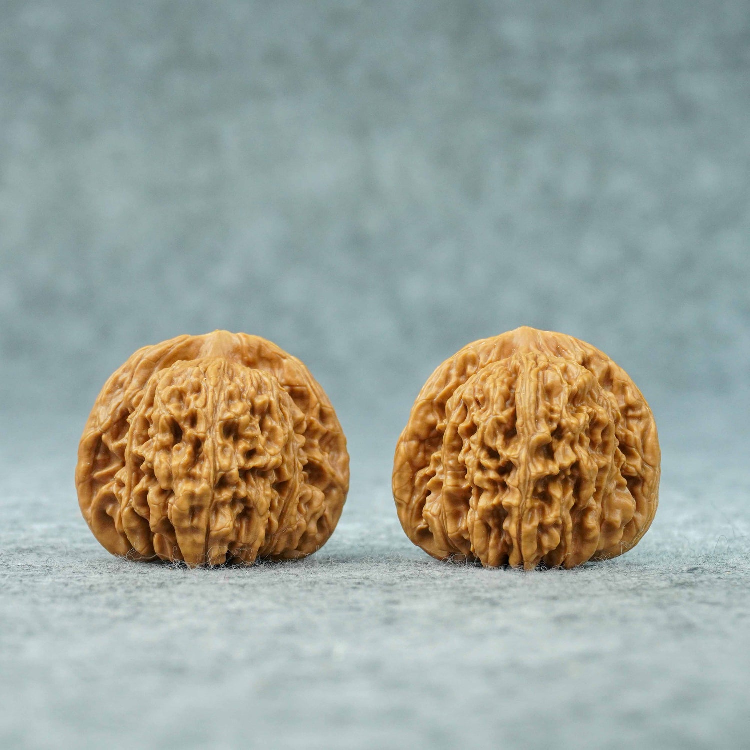 43.5mm Four-Tower Lion Head Walnut Pair | One-of-a-Kind Listing | 072407