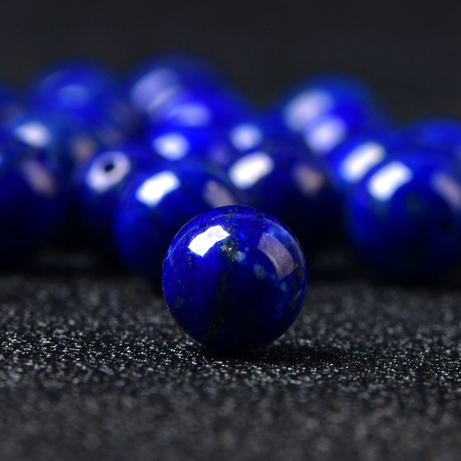 Buddha3bodhi 7A Natural Raw Royal Blue Lapis Lazuli Beads from Afghanistan