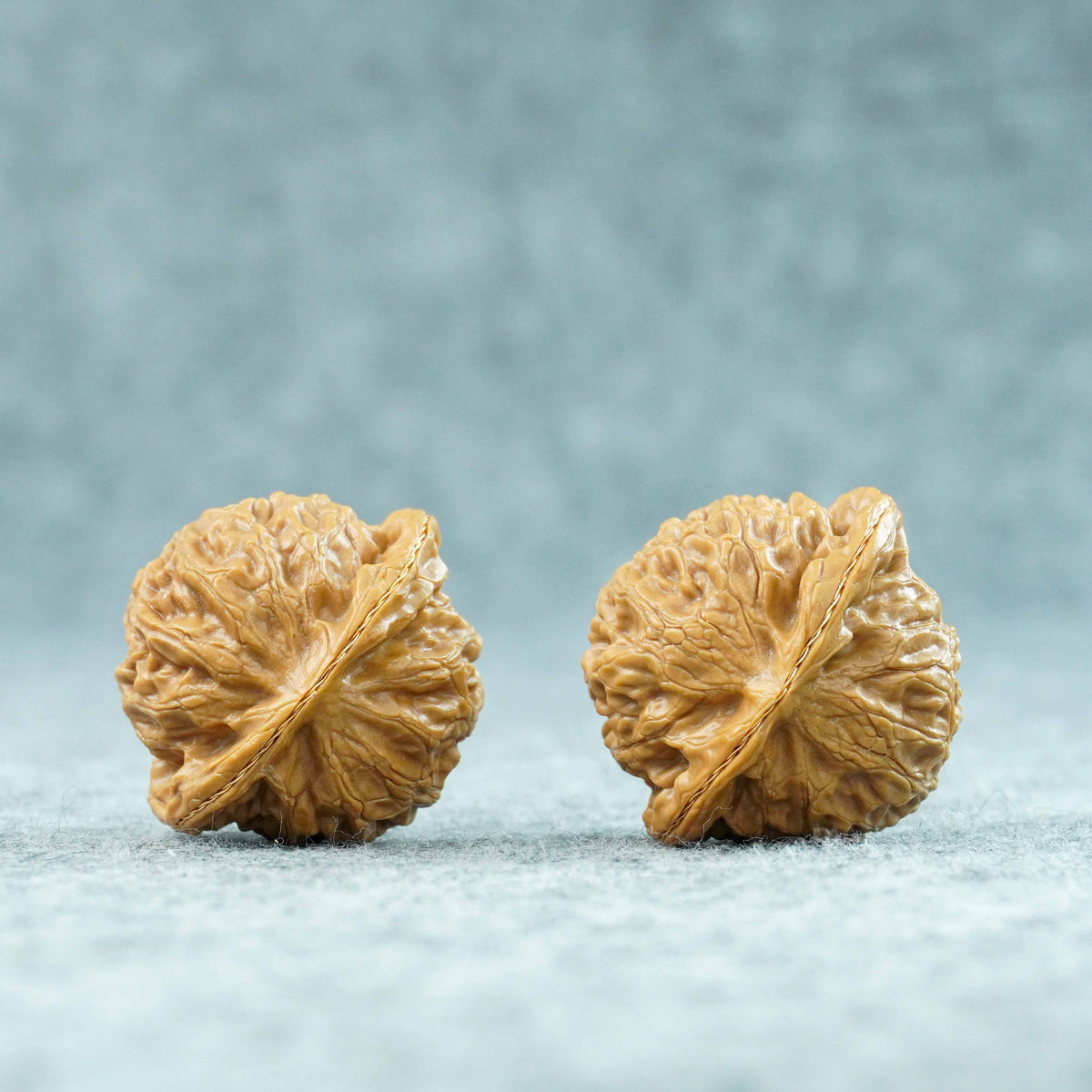 40mm Palace Lantern Lion Head Walnut Pair | One-of-a-Kind Listing | 090804