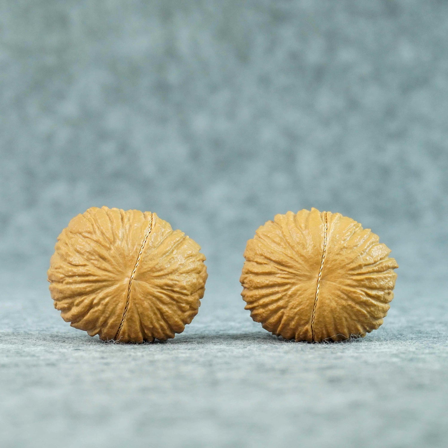 35mm Yuanbao Monkey Head Walnut Pair | One-of-a-Kind Listing | 070903