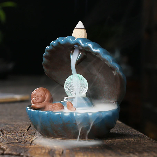 Mermaid Backflow Incense Burner